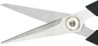Fiskars Comfort Loop Micro-Tip Pruning Snips - 7" Garden Shears with Sheath and Extra Large SoftGrip Handle - Yard and Garden Tools - Orange/Black