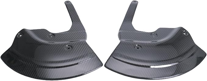 Motorcycle Front Brake Caliper Disc Guard Fairing Protector for BMW M1000RR S1000R S1000RR S1000XR 2020 2021 2022 2023 2024 Carbon Fiber Aero Disc Fender Accessories (ABS Carbon Fiber-Vibrant)