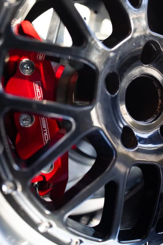 Power Stop Front S2658 Pair of High-Temp Red Powder Coated Calipers for Acura EL 2001-2005, Honda Civic 2001-2005 [Model Specific]