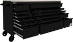 Homak 72” Roller Cabinet w/Stainless Steel Top RS Pro Workstation (Midnight Black)