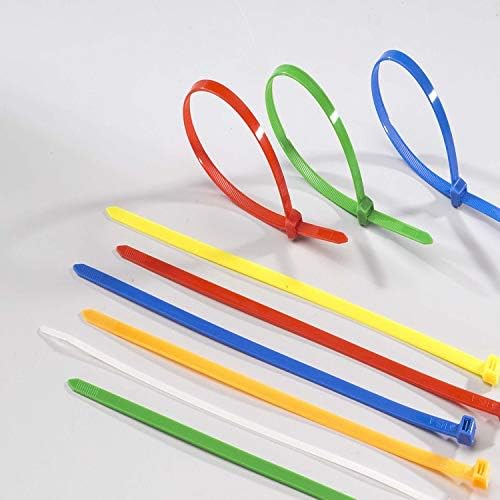 4 Inch Brown Tan Colored Zip Ties (100 Pieces) 18lb Strength, Nylon Cable Wire Ties