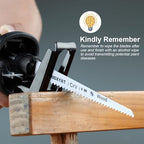 8PCS Reciprocating Saw Blades for Wood Pruning, Including Premium 6Pcs Woodcutting & 2Pcs Carbide Metal Blade with Storage Case (6in 6TPI + 6in18TPI) by RNSXYAT