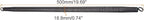 MECCANIXITY Spring Tube Bender OD 18.8mm/0.74" Steel Spring Pipe Bending Tubes 500mm/19.69" Length for 3/4" PVC Pipe(ID 20mm) in Home Renovations,Electrician Wiring Bending(insert-pipe use)