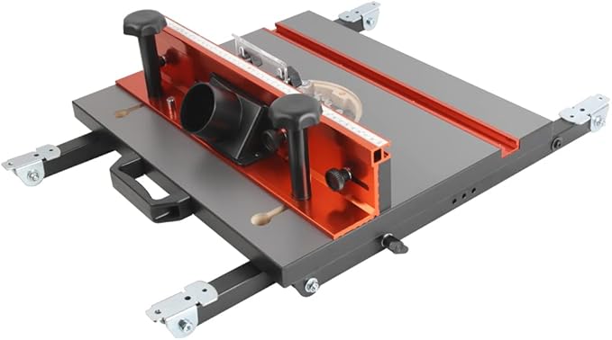 O'SKOOL Quick Convertible and Foldable Benchtop Trim Router Table with Insert Plate Kit