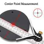 DUEBEL Combination Square - 12' Stainless Steel Multi-Function Carpentry Square with Right 90 Degree Angle Ruler