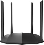 Tenda AC1200 Gigabit WiFi Router - Dual Band High Speed Wireless Internet Router, 3xWAN/LAN Gigabit Ports, 4x6dBi Antennas, MU-MIMO, Beamforming, IPv6, Guest WiFi, AP Mode(AC8)