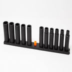 ToolBox Widget Socket Organizer ½ Inch Pro Series – Modular Magnetic Socket Holder with Missing Tool Indicator – Size Stems NOT Included - 4 Pack, 48 Organizers