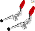 POWERTEC 2PK Toggle Clamp, 100lbs Holding Capacity, 301A Quick Release Push Pull Clamp for Woodworking Jigs and Fixtures, Pocket Hole Jigs, Welding, Crosscut Sled, CNC (20323)
