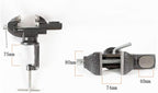 MYTEC Home Vise Universal Rotate 360° Work Clamp-On Vise, 3.2" black