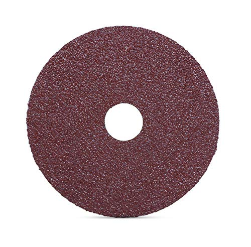 BHA Aluminum Oxide Resin Fiber Sanding and Grinding Discs, 4.5” x 7/8”, 80 Grit - 25 Pack