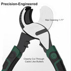 Wire Cutter Heavy Duty 10 Inch High Leverage Wire Cable Cutter Pliers Tool for Aluminum, Copper, Wire, Communications Cable