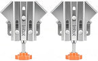 Imbot Right Angle Clamp，2pcs Stainless Steel 90 Degree Right Angle Clamp with Adjustable Swing Jaw，corner clamps for woodworking，For Welding, Framing and DIY Woodworking，Gifts for Men Dad (2Pieces)