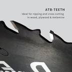 12-Inch 60-Tooth Professional Finish ATB Saw Blade with DuraGuard Anti-Stick for Miter and Table Saws (DF1200SP60)