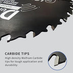10 Inch 32T & 60T ATB Circular Saw Blades with 5/8 Inch Arbor for Miter/Table Saw, Combo Pack for General Purpose & Fine Finish Wood Cutting