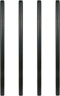 GeilSpace 1" × 48" Pre-Cut Black Metal Pipe, Industrial Steel Fits Standard One Inch Black Threaded Pipes and Fittings - Vintage DIY Industrial Shelving (1" × 48")