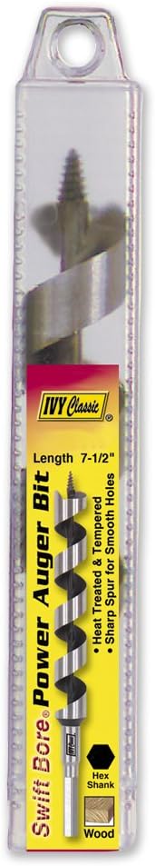 IVY Classic 46209 9/16 x 7-1/2-Inch Power Auger, High-Carbon Steel, 1/Tube