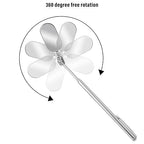 Telescoping Inspection Mirror, 2 Piece Car Inspection Mirror, Stainless Steel Mechanic Mirror,Retractable Extension Mirror,Flexible Inspection Mirror for Checking Vehicle and Small Details (8~24 Inch)