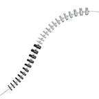 CKE Nut & Bolt Thread Checker (Inch & Metric) - 26 Male/Female Gauges,Stainless Steel - 14 Inch & 12 Metric
