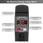 TMOFI-401 Live Fiber Optical Identifier with Visual Fault Locator for 0.25mm 0.9mm 3.0mm Fiber, No Need to Replace Clamp Block
