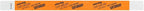 500 WristCo Saturday Neon Orange Tyvek Wristbands for Events - ¾” x 10” - Waterproof Recyclable Comfortable Tear Resistant Paper Bracelets Wrist Bands for Concerts Festivals Admission Party