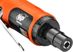 WORKPAD Mini Air Straight Die Grinder with 10-Pieces Air Die Grinder Stone Set，25000 RPM, Mini Pneumatic Tools, Equipped with 1/4-inch, 1/8-inch collets and 2 wrenches