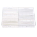 104 PCS Clear 3:1 Heat Shrink Tubing Kit Dual-Wall Adhesive Lined Heat-Shrink Tube Assortment Kit