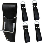 Daisy Leather PRO DL-101 Oil tanned Premium 25 pockets Heavy duty Tool Belt, Carpenter belt Pouch for Construction, Carpenter, Craftsman and Electricians workers, Black, X-Large