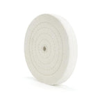 SCOTTCHEN Buffing Polishing Wheel 8" x 5/8" Arbor x 70Ply White Fine Cotton for Bench Grinder - 1 PCS
