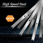 13 Inch Planer Blades Replacement for Ridgid R4330 R4331 TP1300LS AC20502 Thickness Planers Heat Treated Double Sided HSS Planer Knives, Set of 6