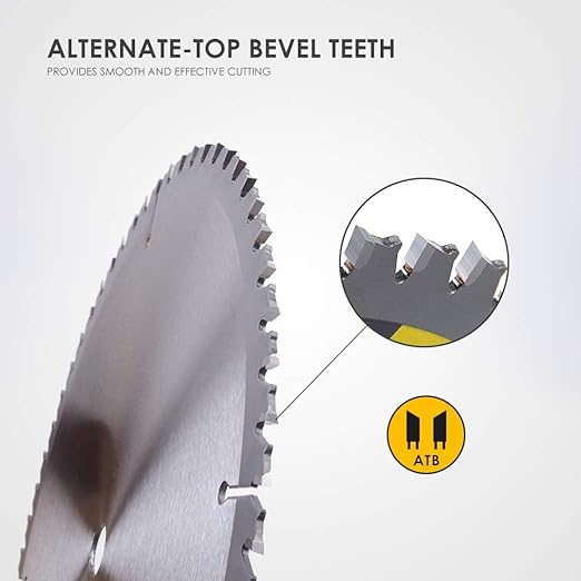 Luckyway 7-1/4 Inch 24T Framing with 5/8 Inch Arbor TCT Circular Saw Blade for Cutting Wood