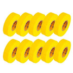 GTSE Yellow Electrical Tape, 240 Rolls Bulk Box – Waterproof, Industrial Grade Vinyl, 3/4 in x 66ft– Strong Self-Adhesive PVC Electric Tape for Wire Insulation, 7 Mil, 600V – UL/CSA Listed