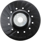 BHA Angle Grinder Ribbed Backing Pad for Resin Fiber Disc, 5" x 5/8"-11