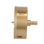 Brazed Diamond 3-1/2 inch Hole Saw with Center Drill Bit for Ceramic,Porcelain,Tile,Glass,Granite Quartz,Marble,Gemstone,Dry Drilling 90mm