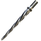 3/8" Bridge Construction Reamer, M2 HSS Taper Chucking Reamer Drill Bit with 5-Spiral Flutes Design for Steel, Alloy, Aluminum, Wood and Plastic