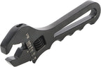 WFLNHB 3AN-16AN Adjustable Wrench Aluminum Tool Spanner for Hose End Fitting Black