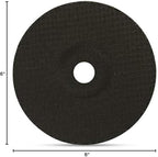 BHA Depressed Center Metal Grinding Wheels for Angle Grinders, 6” x 1/4” x 7/8” - 5 Pack