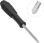 5PCS Mini Phillips Screwdriver, 4mm Cross Head with Black Non-slip Handle for Small Appliances, 4.53"(115mm) Total Length, Magnetic
