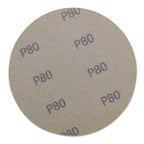 BHA 5" Inch No Hole Hook and Loop Sanding Discs for Orbital DA Sanders - 100 Pack (400 Grit)