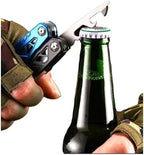 MALOM 18-in-1 Upgraded adjustable Hammer, Stainless Steel multitool Pliers with Replaceable Tungsten Wire Cutters, Bottle Opener, Nylon Sheath, Ideal for Camping, Survival, Hunting (Blue)
