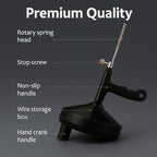 Musbus 25 FT Drain Snake Hair Drain Clog Remover, Plumbing Clogged Cleaner Tools for Toilet/Shower Sink/Bathtub, Gunk Removal Auger Declogger, Bathroom Unclog Plumbers Tool, Bath Tub Unclogger Snakes