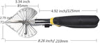 Szhdx Multifunctional Shears,Multi Angle Miter Shear Cutter Hand Tools，Multi Angle Miter Shear Cutter Cuts 45 to 135 Degree Miter Snips Cutting Tool, for Cutting Soft Wood, Plastic, PVC, etc