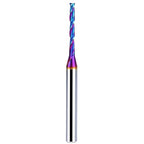 Upcut Spiral Router Bit 1/4 Inch Shank 1/8 Inch Cutting Diameter 1 inch Cutting Length with Extra Long Life Coating CNC Router Bits End Mill for Wood Cutting, Slot Mortise, Engraving