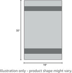 BOGI Microfiber Travel Sports Towel-Quick Dry Towel, Soft Lightweight Microfiber Camping Towel Absorbent Compact Travel Towel for Camping Gym Beach Yoga Swimming Backpacking (S:16''x32'',2Pcs-Grey)