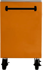 Homak 72” Roller Cabinet w/Stainless Steel Top RS Pro Workstation (Competition Orange)