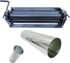 Metal Roller, Slip Roller, Slip Roll Machine, 23.5 Inch Forming Width, with A Removable Rollers,Slip Rolling Bending Machine, for Aluminum Alloy Sheet Low Carbon Steel Copper Sheet