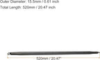 PATIKIL 15.5mm OD A Type Spring Tube Bender 520mm Long for 20mm 1/2" PVC Pipe in Home Renovations and Electrician Wiring