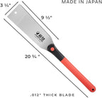 Great Neck Kyoku Setsu Japanese Ryoba Double-Edged Pull Cut Saw, Ultra Fine Saw, Detail Hand Saw, Double Edge Saw, Japanese Wood Saw
