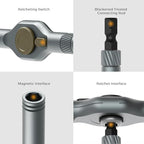 ratchet screwdriver set, magnetic screwdriver set, DIY combination soft shaft, suitable for furniture assembly, electrical maintenance, bicycle tools