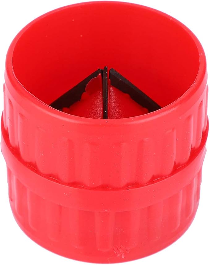 Copper Pipe Deburring Tool, 3/16-1-1/2 (5-38mm) Reamer Tool, Copper Pipe Reamer for Chamfering and Deburring Copper, Aluminum, Brass and Soft Steel Pipes
