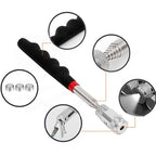 Inspection Mirror and Magnet KIT with Magnetic Pick-Up Tools. 5 Piece Set. Lighted Inspection Mirror and Lighted Magnetic Pick-Up Tool.
